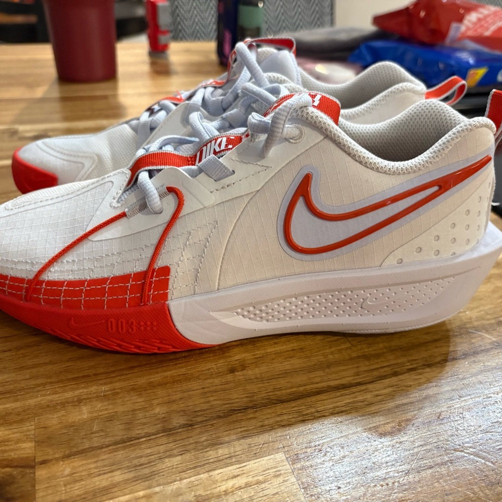 Nike Kids' G.T. Cut 3 "summit white/picante red" basketball shoes